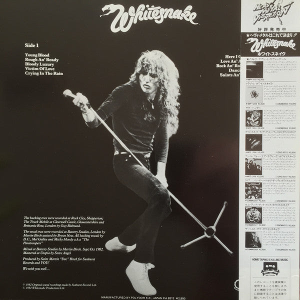 Whitesnake - Saints & Sinners (LP, Album)