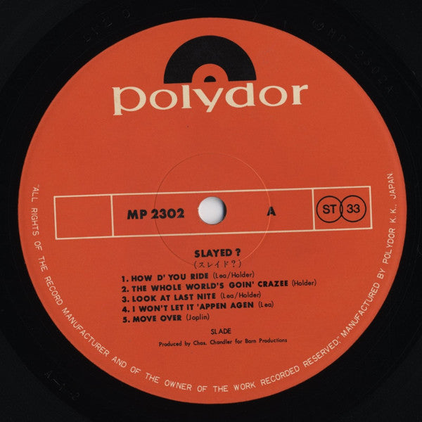 Slade - Slayed? (LP, Album)