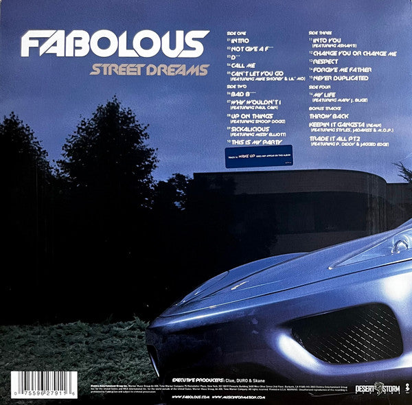 Fabolous - Street Dreams (2xLP, Album)