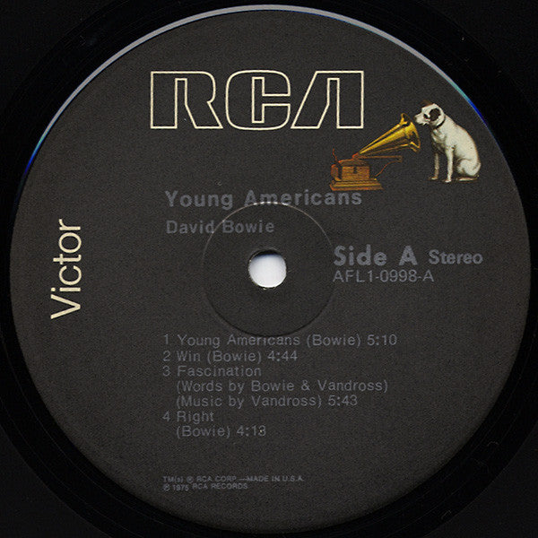 David Bowie - Young Americans (LP, Album, RE, RP)