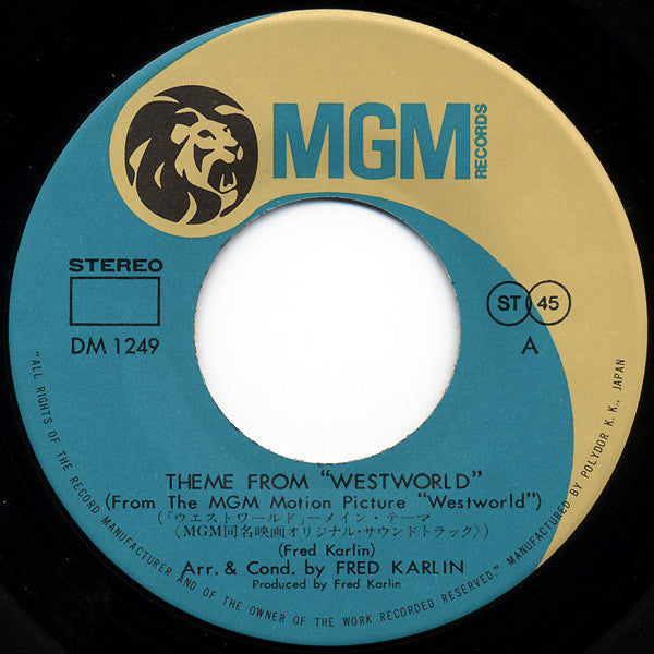 Fred Karlin - Westworld (7"", Single)