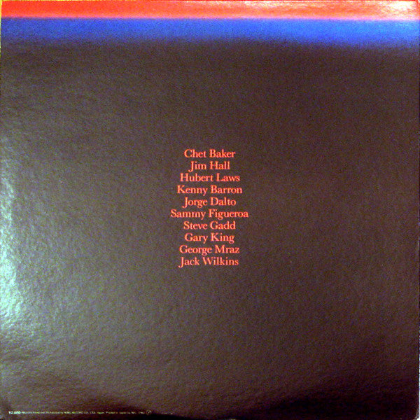 Chet Baker / Jim Hall / Hubert Laws - Studio Trieste (LP, Album, Gat)