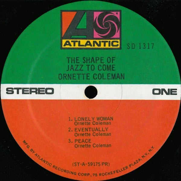 Ornette Coleman - The Shape Of Jazz To Come (LP, Album, RE, PR)