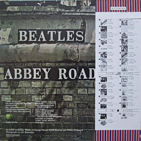 The Beatles - Abbey Road (LP, Album, RE)