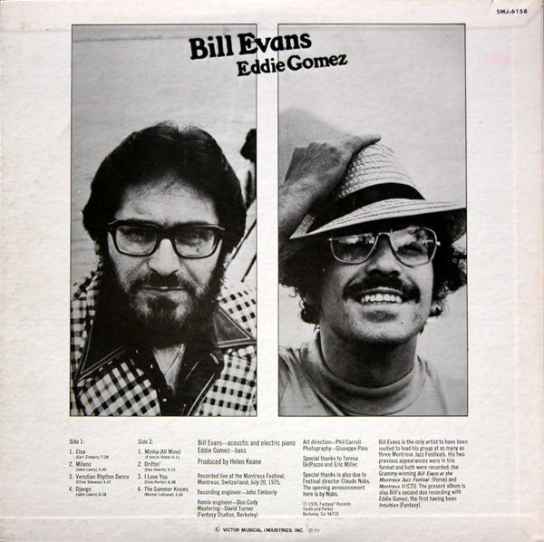 Bill Evans, Eddie Gomez - Montreux III (LP, Album)