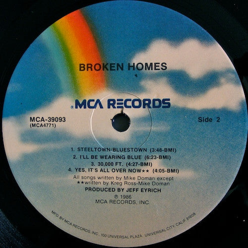 Broken Homes* - Broken Homes (LP, Album)