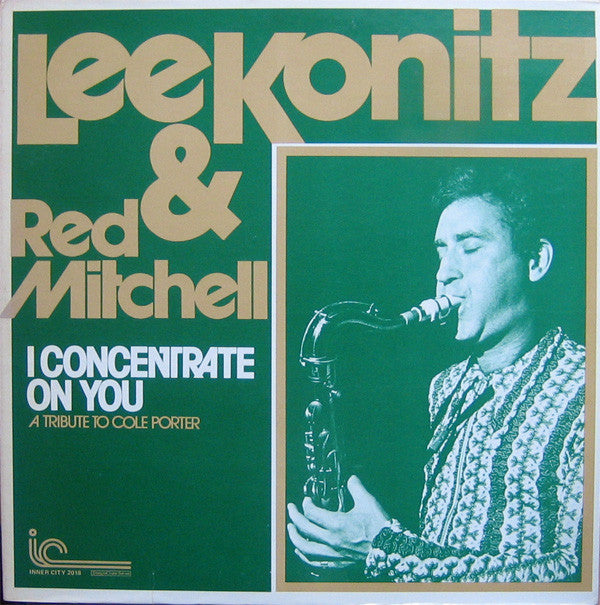 Lee Konitz - I Concentrate On You (A Tribute To Cole Porter)(LP, Al...