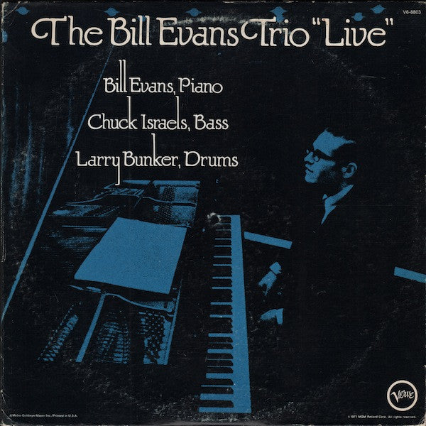 The Bill Evans Trio - ""Live"" (LP, Album)