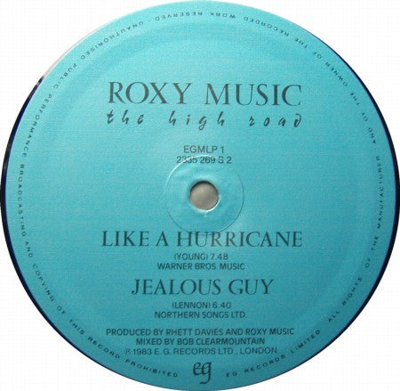 Musique Roxy* - The High Road (LP, MiniAlbum)