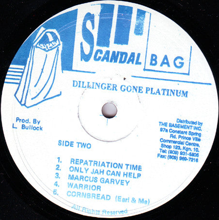 Dillinger - Cornbread (LP, Album, RP)