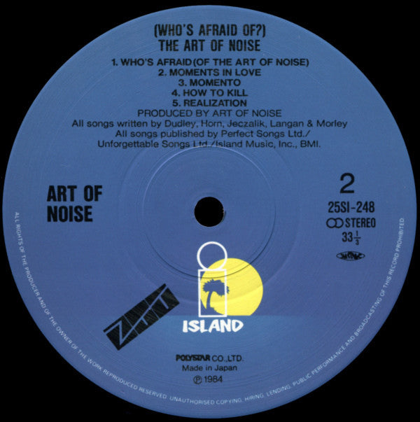 The Art Of Noise - (Who's Afraid Of?) The Art Of Noise! (LP, Album)