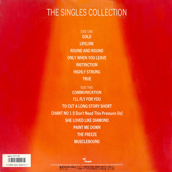 Spandau Ballet - The Singles Collection (LP, Comp)