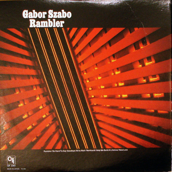 Gabor Szabo - Rambler (LP, Album, Gat)