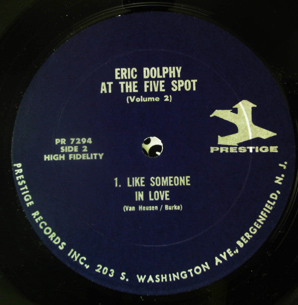 Eric Dolphy - At The Five Spot Volume 2 (LP, Album, RP)