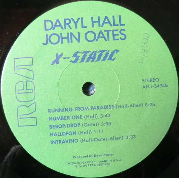 Daryl Hall John Oates* - X-Static (LP, Album, Mon)