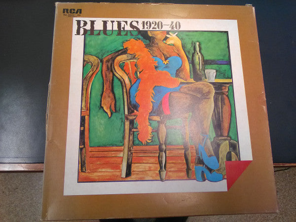 Various - Blues 1920-40 (3xLP, Comp, Mono, RE + Box)