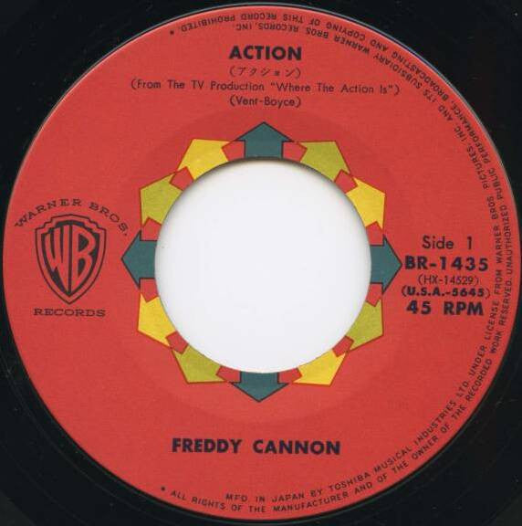 Freddy Cannon - Action / Beachwood City (7"", Single)
