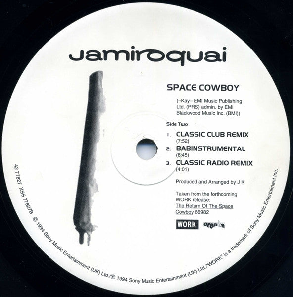 Jamiroquai - Space Cowboy (12"")