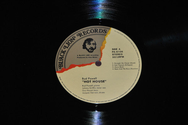 Bud Powell - Hot House (LP, Album, Mono, RE)