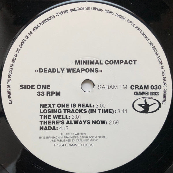 Minimal Compact - Deadly Weapons (LP, Album)