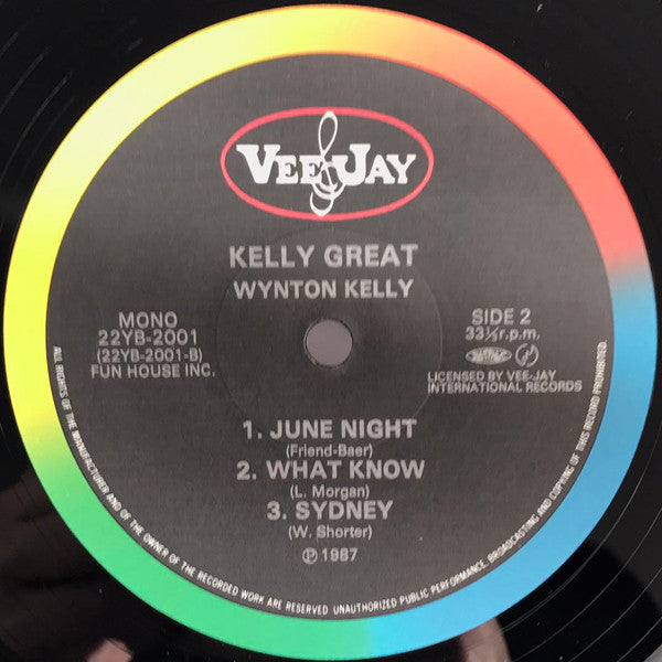 Wynton Kelly - Kelly Great (LP, Album, Mono, RE, RM)