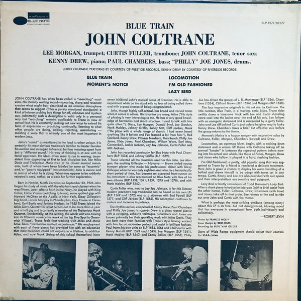 John Coltrane - Blue Train (LP, Album, RE, Bla)