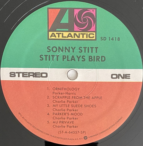 Sonny Stitt - Stitt Plays Bird (LP, Album, RE, SP )