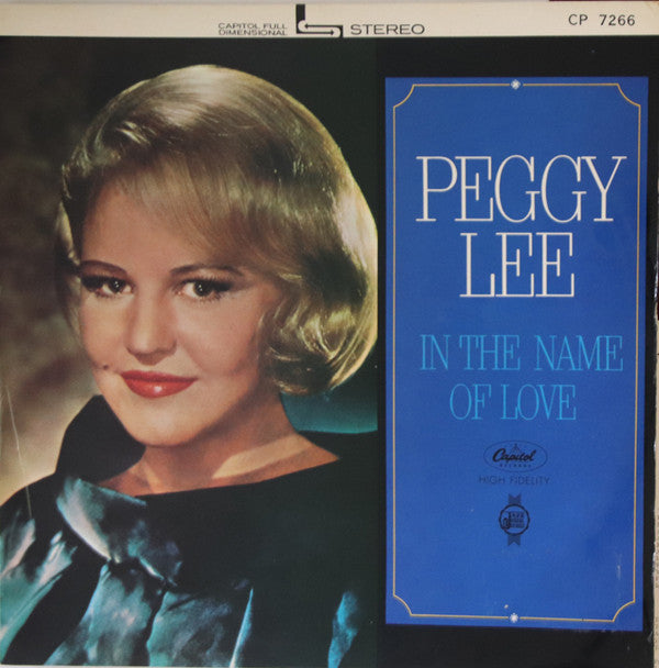 Peggy Lee - In The Name Of Love (LP)