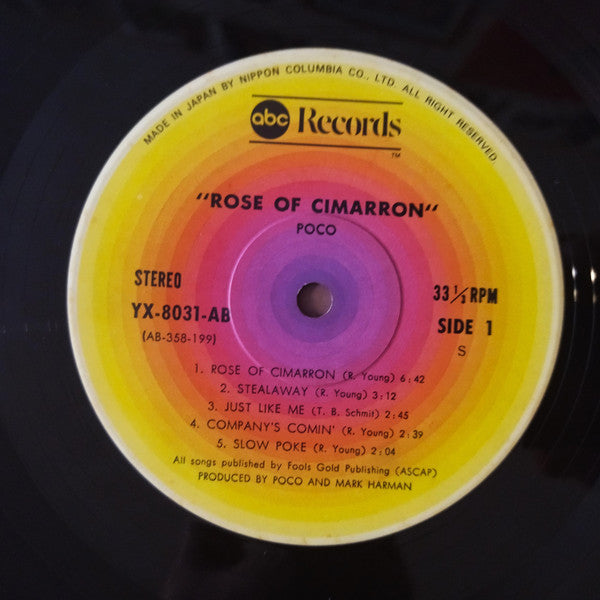 Poco (3) - Rose Of Cimarron (LP, Album)