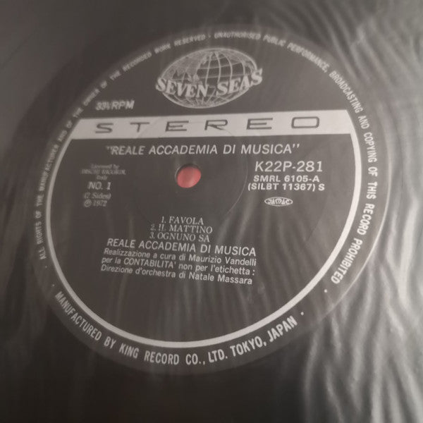 Reale Accademia Di Musica - Reale Accademia Di Musica(LP, Album, Pr...