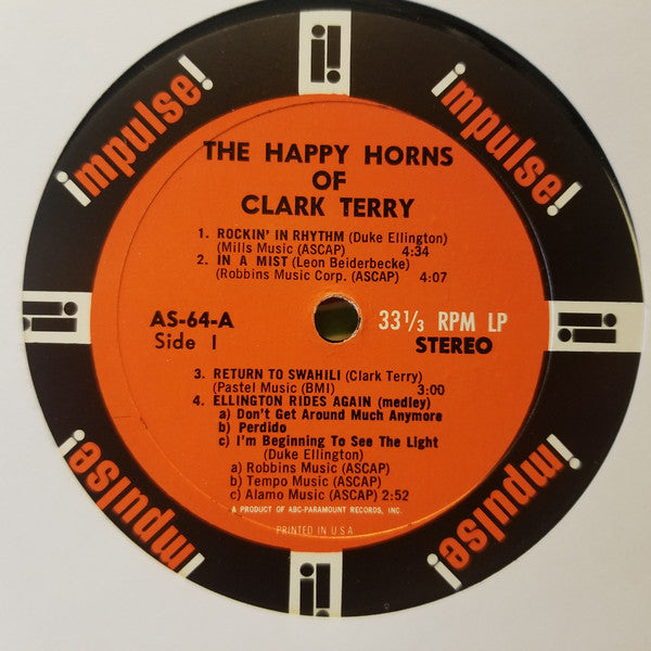 Clark Terry - The Happy Horns Of Clark Terry (LP, Album, Gat)