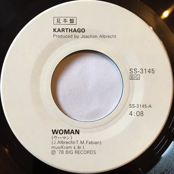 Karthago - Woman (7"", Single, Promo)