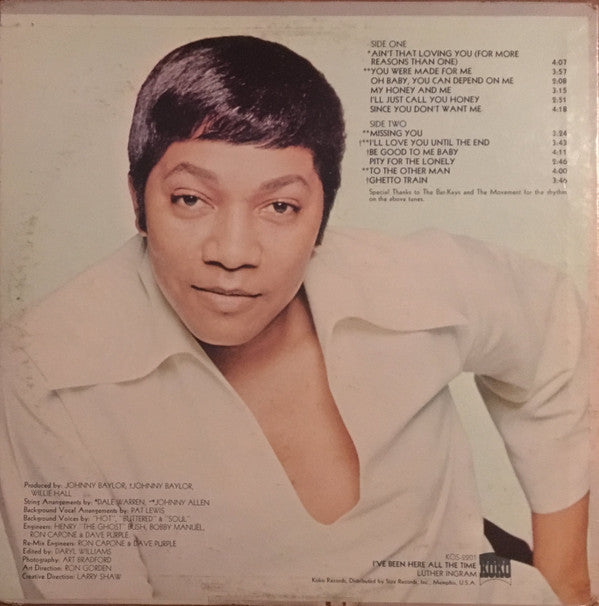 Luther Ingram - I've Been Here All The Time (LP, ARP)