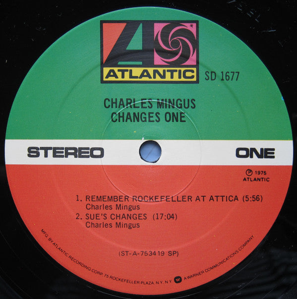 Charles Mingus - Changes One (LP, Album)