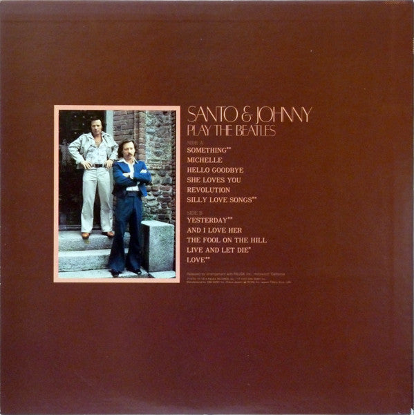 Santo & Johnny -  Play The Beatles (LP, Album)