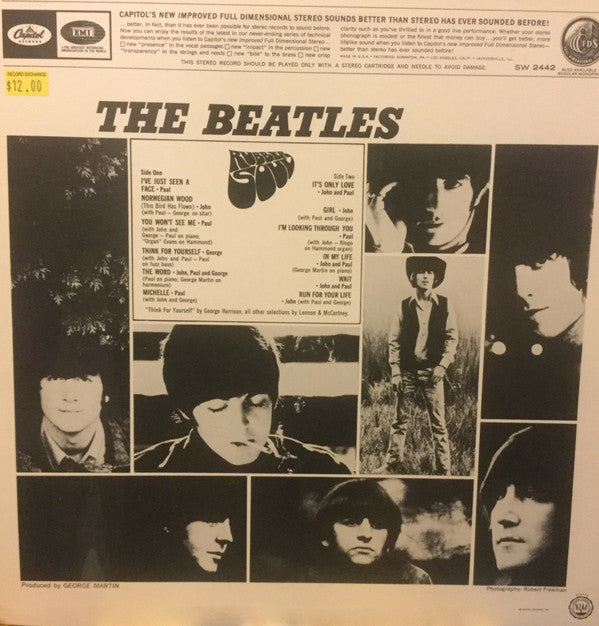 The Beatles - Rubber Soul (LP, Album, RE, Spe)