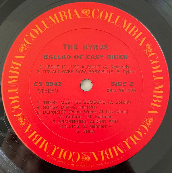 The Byrds - Ballad Of Easy Rider (LP, Album, RP, Pit)