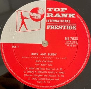 Buck Clayton & Buddy Tate - Buck & Buddy (LP, Album, Mono)