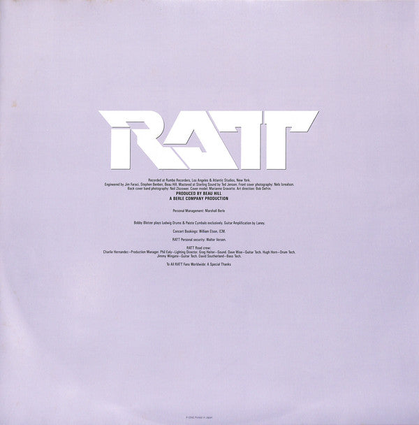 Ratt - Invasion Of Your Privacy (LP, Album)