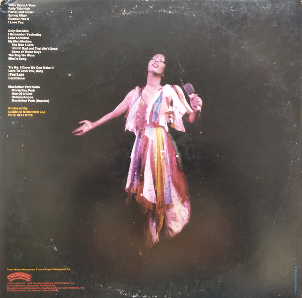 Donna Summer - Live And More (2xLP, Album, Ter)