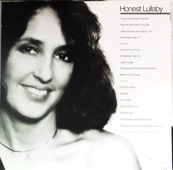 Joan Baez - Honest Lullaby (LP, Album)