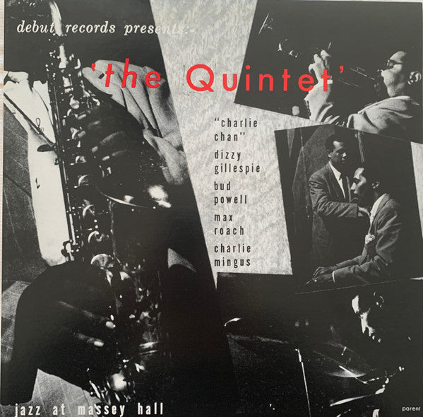 The Quintet - Jazz at Massey Hall (LP, Album, Mono, RE)