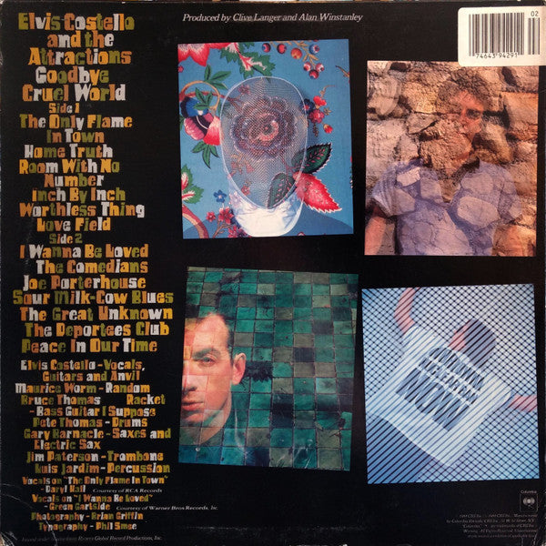 Elvis Costello & The Attractions - Goodbye Cruel World(LP, Album, R...