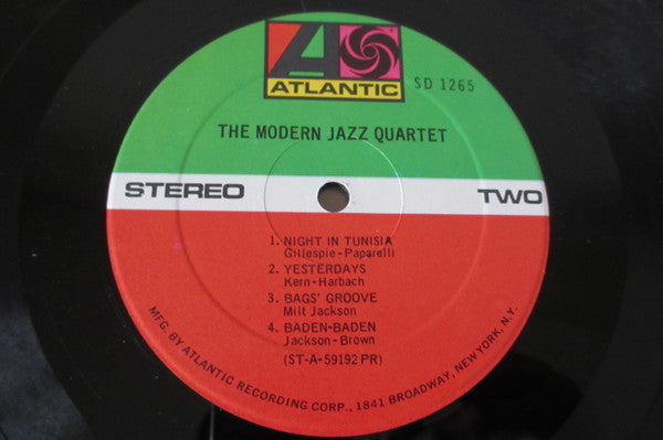 The Modern Jazz Quartet - The Modern Jazz Quartet (LP, Album, RP)