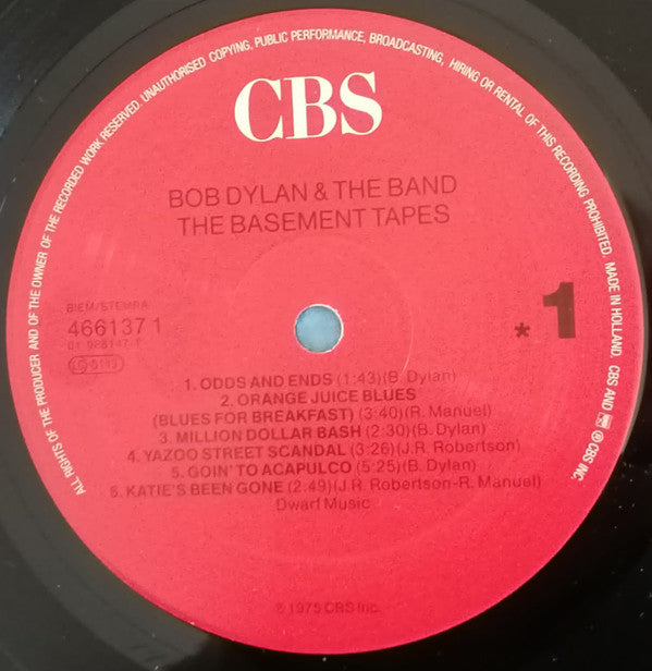 Bob Dylan & The Band - The Basement Tapes (LP, Album)