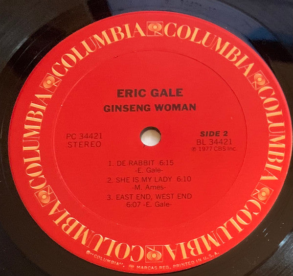 Eric Gale - Ginseng Woman (LP, Album, Ter)
