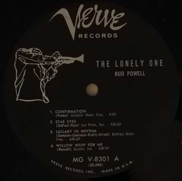 Bud Powell - The Lonely One (LP, Album, Mono, Dee)