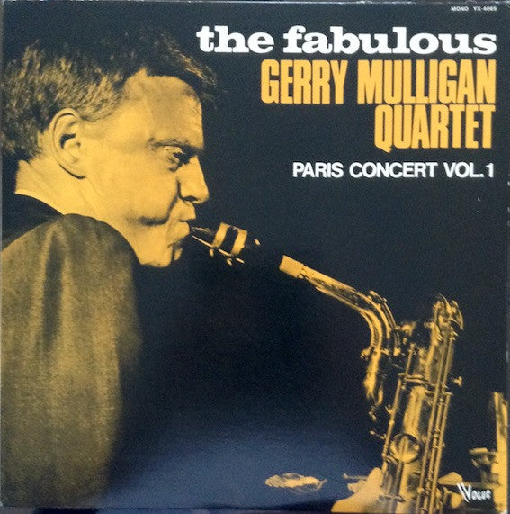 Gerry Mulligan Quartet - Paris Concert Vol. 1(LP, Album, Mono)