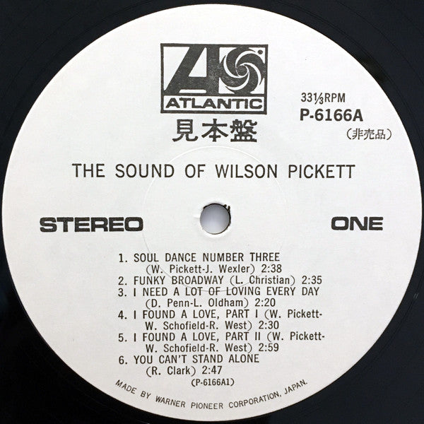 Wilson Pickett - The Sound Of Wilson Pickett (LP, Album, Promo, RE)