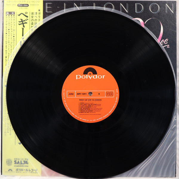 Peggy Lee - Live In London (LP, Album)